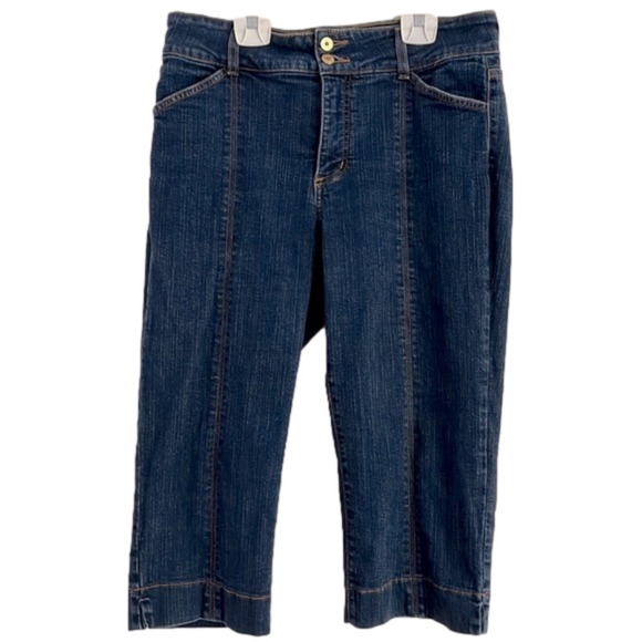NYDJ premium Denim Jean Capris. Size 12P. Fits regular size 12 - Picture 1 of 11